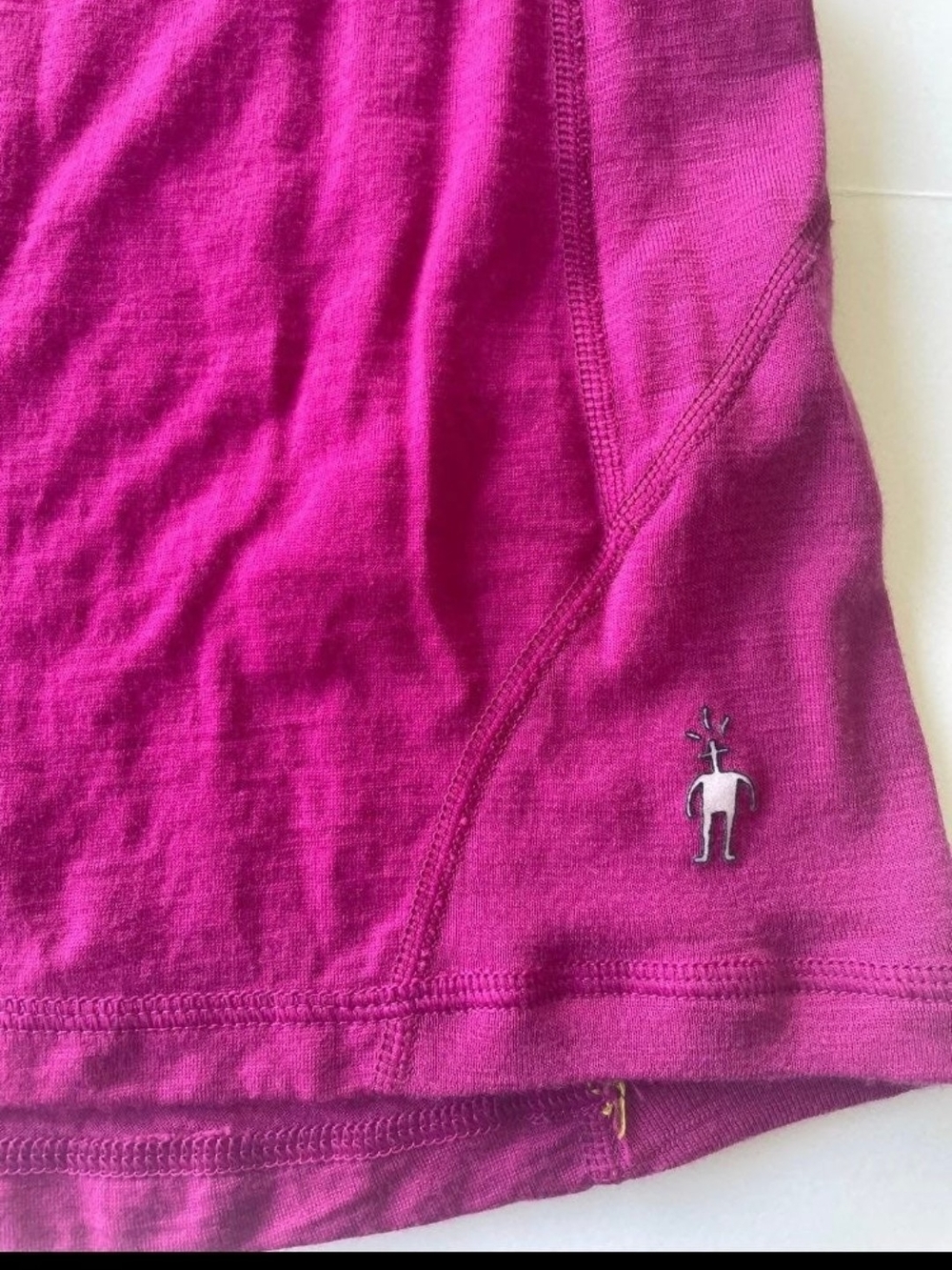 Smartwool Women's Short Sleeve Crew - Fuchsia - Picture 3 of 9